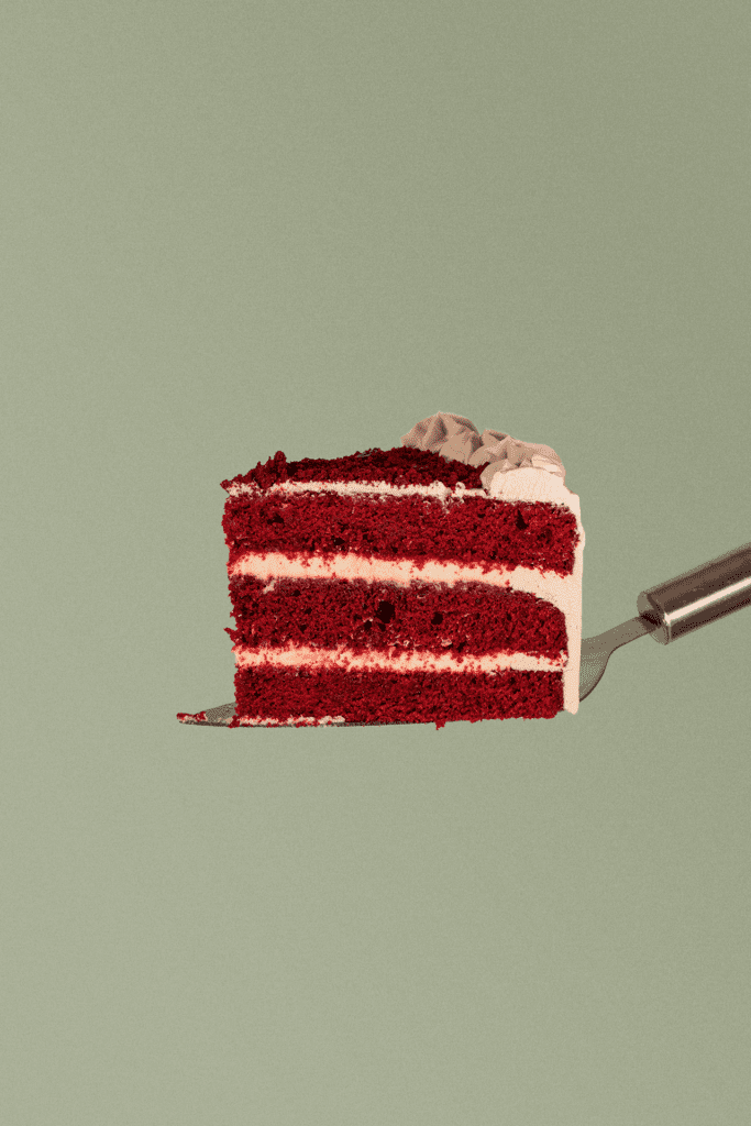 Porción Torta de Red Velvet - La Cupcakería - Pastelería Artesanal Bucaramanga